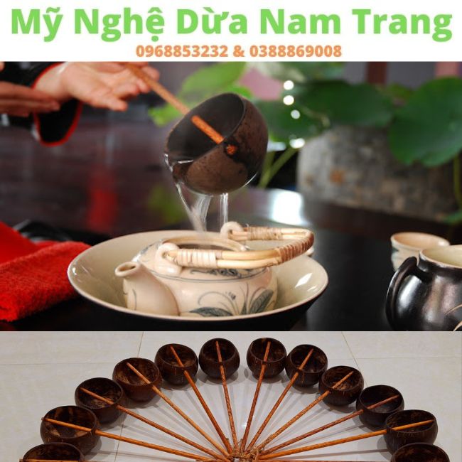 Gáo dừa múc nước 