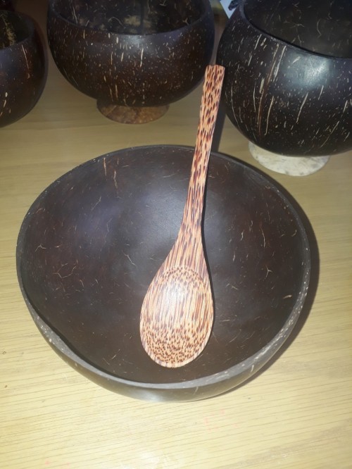 Bát gáo dừa láng hai mặt giá 18k size 12 > 15 cm
