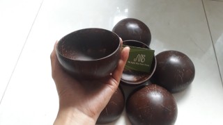 Bát gáo dừa nhỏ dùng trộn mặt nạ cho spa